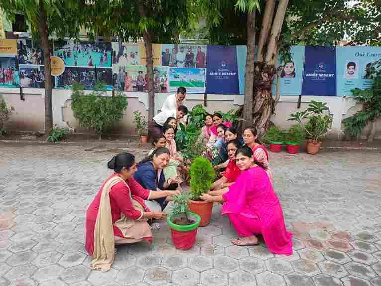 Annie Besant College Indore Green Initiative photo 7